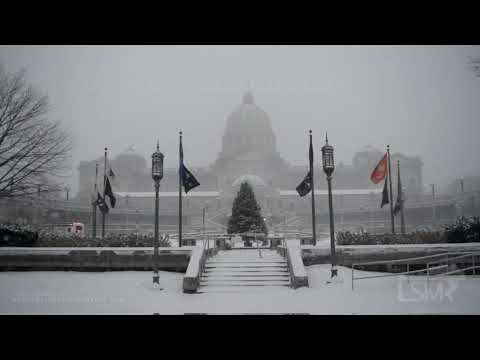 12-16-2020 Harrisburg, Pennsylvania, moderate to heavy snow around the capital with clean up