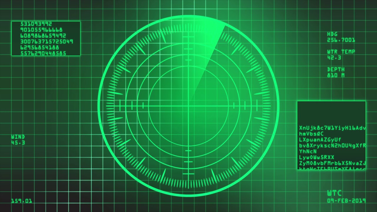 Sonar Radar Animation