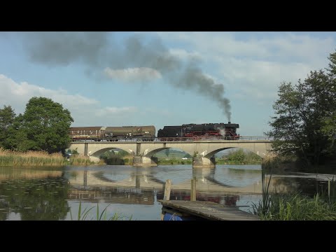 Heavy Steam Freight Trains | German Steam Locomotive Class 44 (4K)