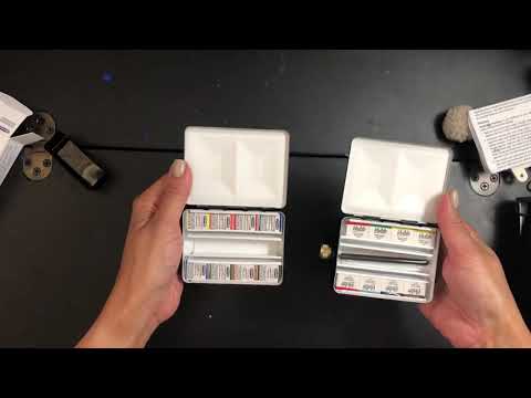 Schmincke Horadam Metal Set with Water Container vs. Field Artist Masters Watercolor Flask Palette