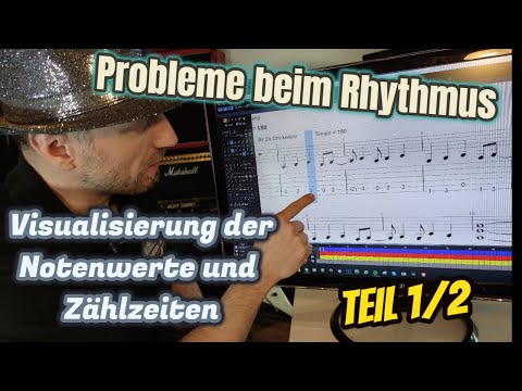 Probleme beim Rhythmus: Visualisierung der Notenwerte und Zählzeiten Teil 1/2 | Gitarre lernen [8K]
