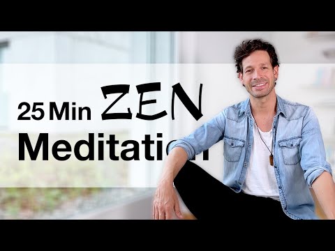 25 Minuten geführte Zen-Meditation in Stille - Zazen für Anfänger