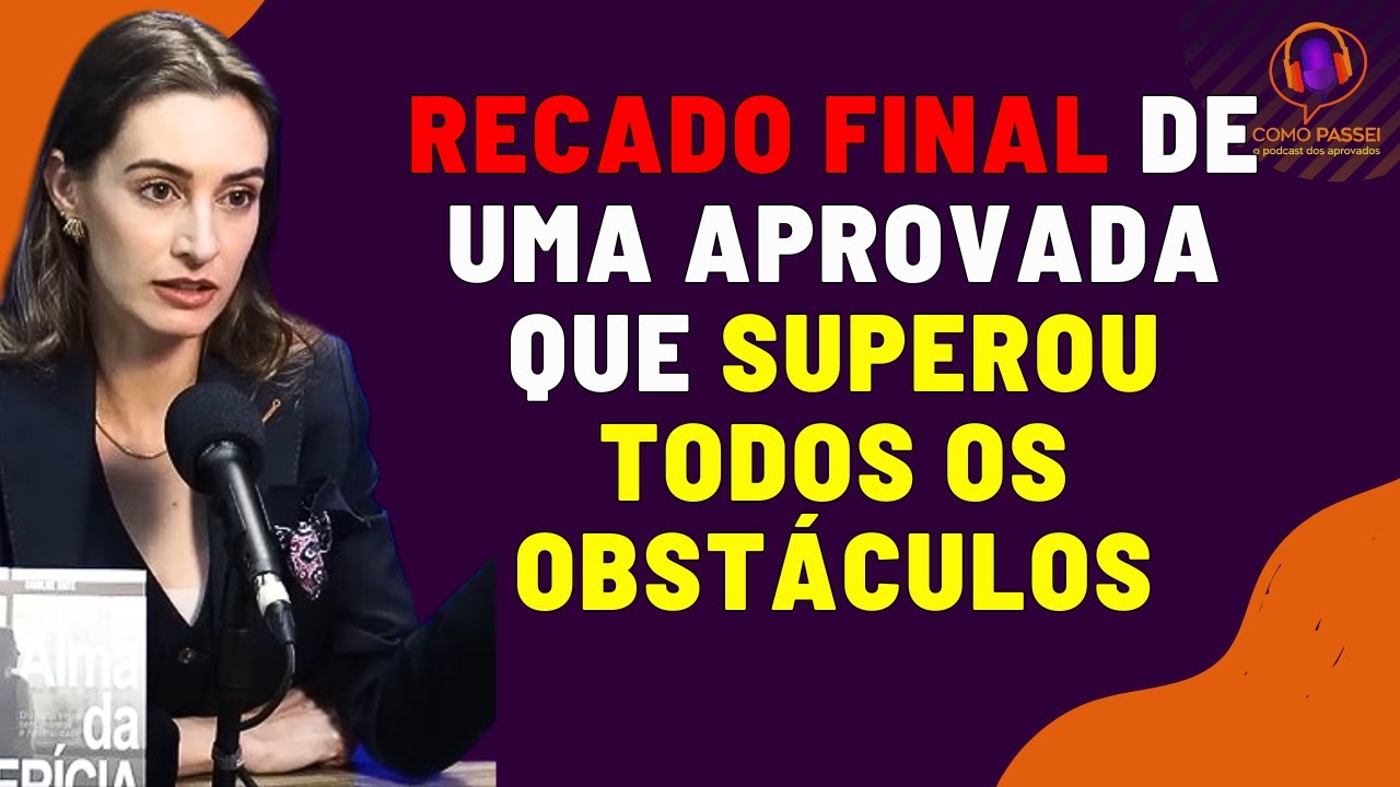 Um Incentivo a Todos que Buscam a Primeira Aprovação