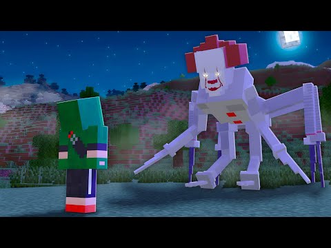 ENCONTREI O PALHAÇO IT A COISA NO MINECRAFT!! (Pennywise)