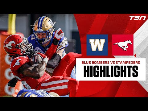 CFL Week 10: Winnipeg Blue Bombers vs. Calgary Stampeders | FULL HIGHLIGHTS