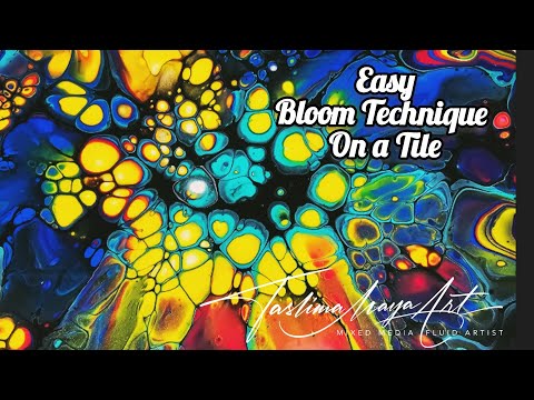 164 Stunning Fluid Acrylic BLOOM! Abstract Acrylic Pour Painting wow😍