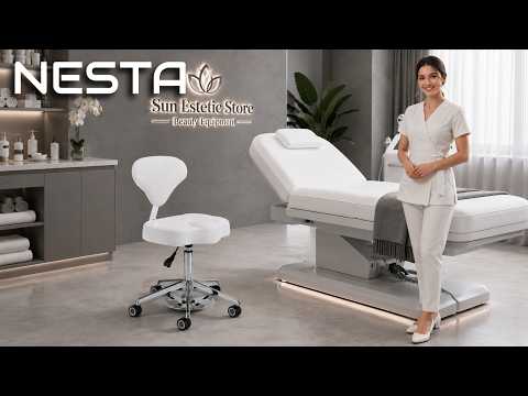 NESTA 156-F: Sgabello Cosmetico Ergonomico Regolabile
