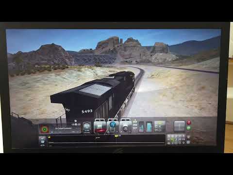 MongoTV_10900 - Mongo Games - Train Simulator - DANSK - Del 574 - Canjun Pass - Langt Godstog