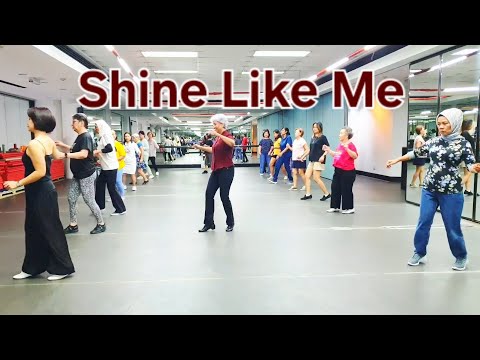 Shine Like Me Improver linedance. 