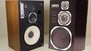 Video thumbnail for Fighting technical JBL L100 versus Yamaha Ns-1000M by JN Electric