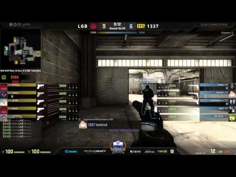 $10,000 RGN EU Pro Series Group C   Dignitas vs LDLC Blue bo3 Map 1 Cache