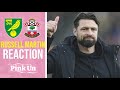 Russell Martin Reaction | Norwich City 1-1 Southampton | The Pink Un