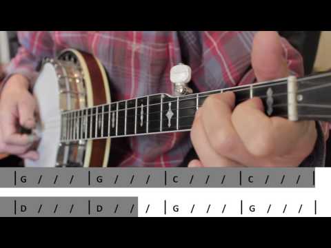 Beginning Bluegrass Banjo - Lesson 10 - Rolls over chords
