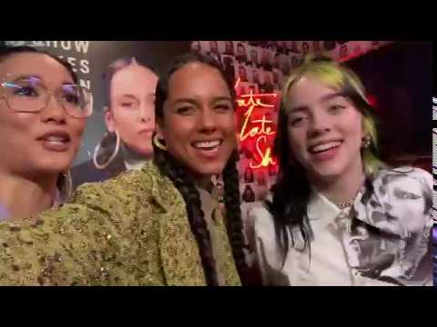 Alicia Keys, Billie Eilish and Ali Won - The Late Late Show - Behind Scenes