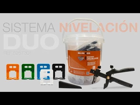 VIDEO    - Surtido sistema nivelación duo (100+100+1)