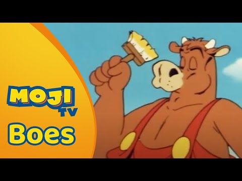 EEN RARE KWAST 🎨 | BOES 🐂 | Nederlandse Kinderseries | MojiTV