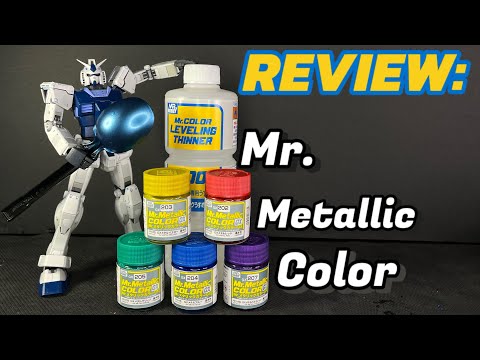REVIEW: Mr.Metallic Color GX (red, yellow, blue, green, violet)
