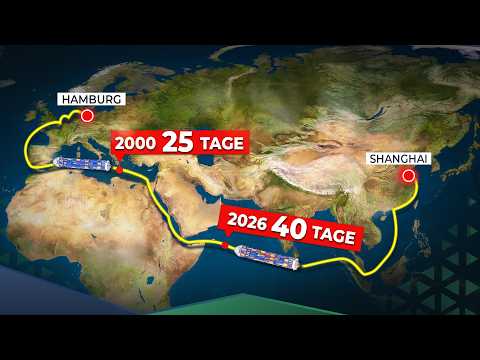 Warum Containerschiffe immer langsamer werden