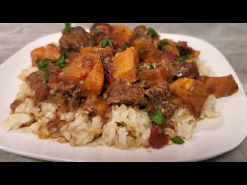 How to Make Moroccan Beef and Sweet Potato Stew