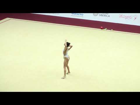 Tsoneva Katrin 2004 BUL ball IT RG Junior Moscow 2019 15.35