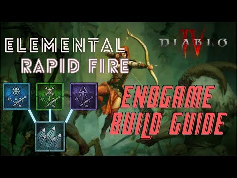 ELEMENTAL RAPID FIRE ROGUE (Endgame Build Guide) | Diablo IV