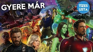 10 Érdekesség, amire a Bosszúállók: Végtelen háborúban számítunk