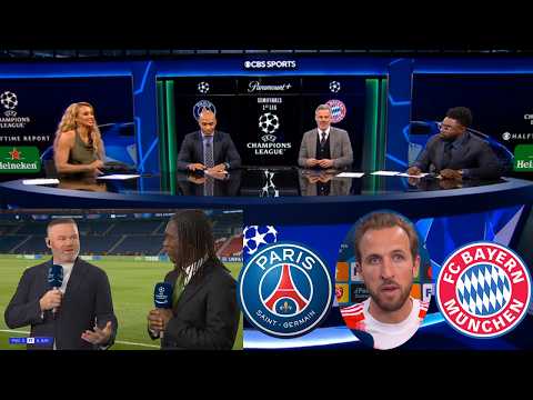 PSG vs Bayern Munich 5-4 Crazy Match💥 Harry Kane Reaction - Thierry Henry And Carragher Review