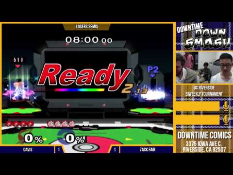 Downtime Downsplash - Singles Losers Semis: Davis (Samus) vs. Zack Fair (Jigglypuff)