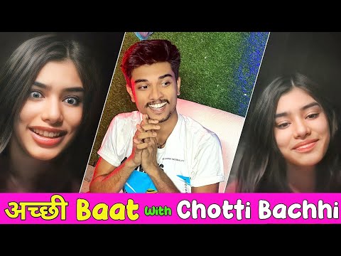 Achhi Baat with Chotti Bachhi On Omegle 😉 Long Conversation with Cute Girl 💕 Deepak Daku