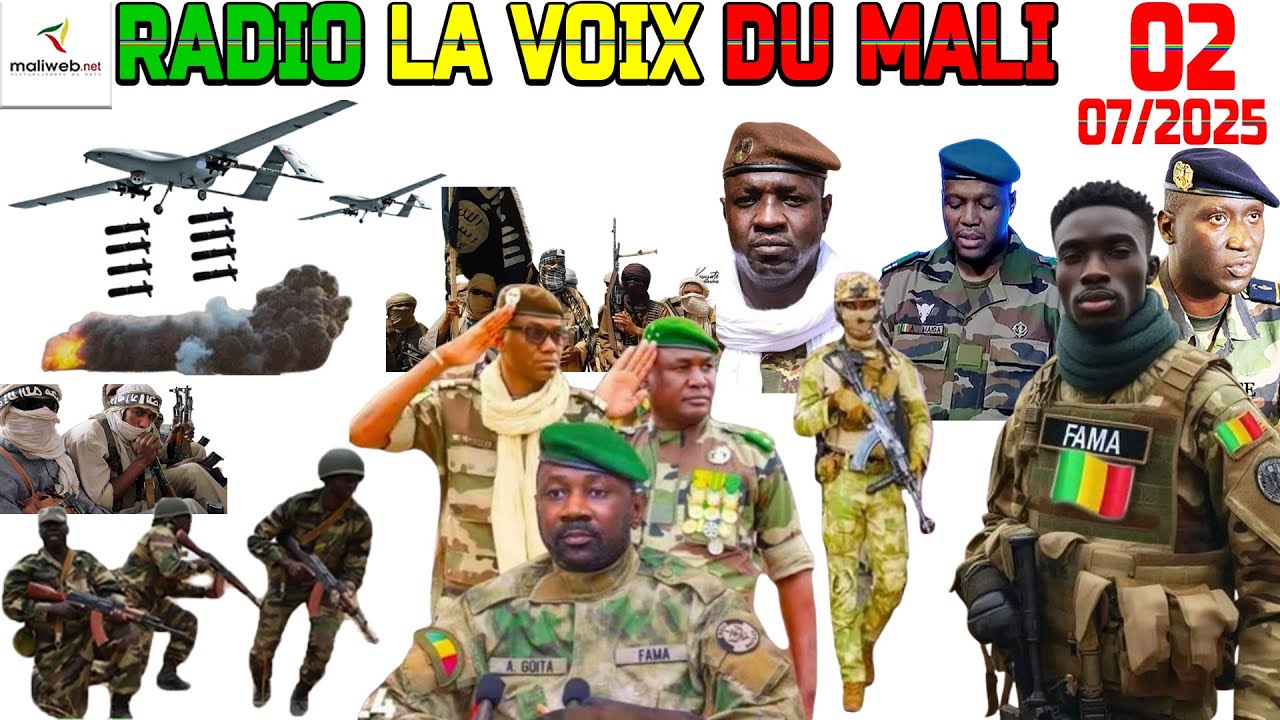 La Revue de Presse de la RADIO LA VOIX DU MALI du 02 Juillet 2025