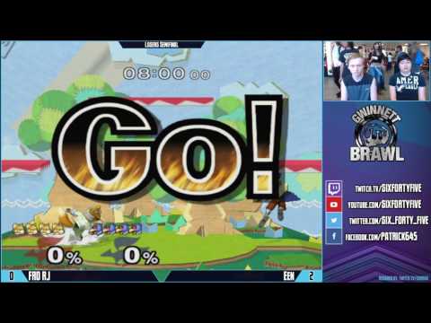 GB Aug 13, 2016 - SSBM Singles - Losers Semifinal - FRD RJ vs Een