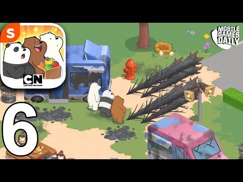 WE BARE BEARS MATCH 3 REPAIRS - Food Truck Park - Gameplay Walkthrough Part 6 (iOS Android)