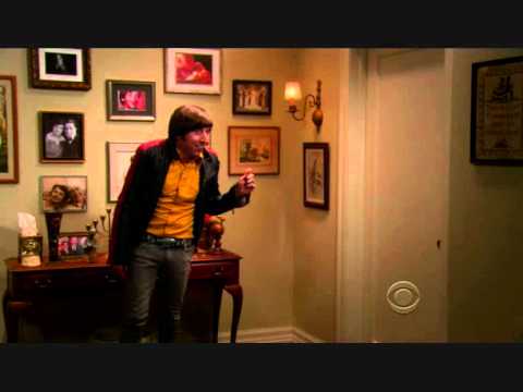 The Big Bang Theory -  Wolowitz breaks a door!Oops no...it's his arm.