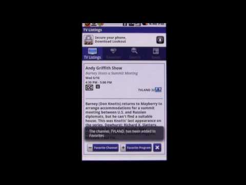 TV Guide Mobile Android App Review - AndroidApps.com