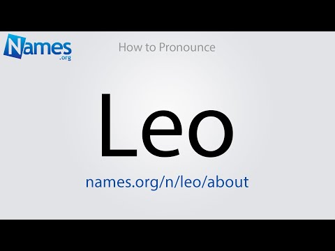 How to Pronounce Leo