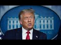 President Donald Trump holds a news conference at the White House President Donald Trump holds a news conference at the White House