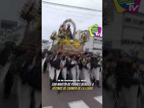 #Callao | San Martín de Porres bendice a vecinos de Carmen de la Legua || #Ahora #Fe #Short