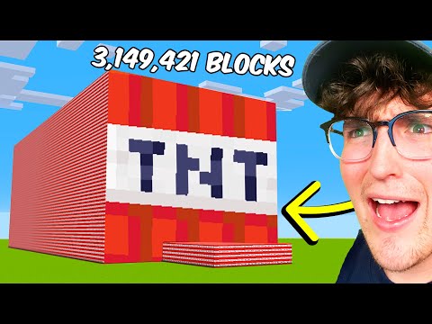 Blowing Up 3,149,421 TNT To Break a Minecraft Record