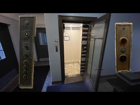INCREDIBLE Antique Gated 1920s OTIS Traction Elevator | Cleveland, OH