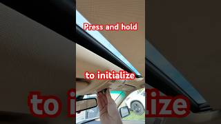 BMW sunroof initialize - Most all BMW sunroof initialize process step - by - step. E83 X3 + 3 series