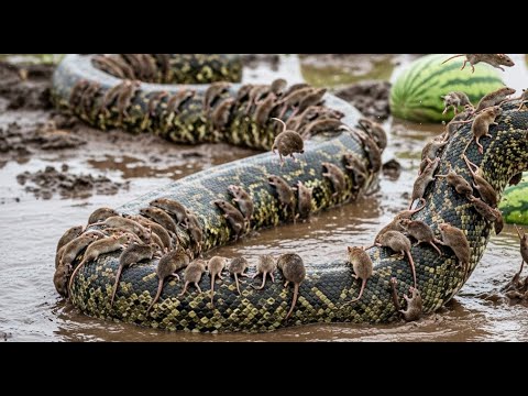 The Hunter Becomes the Hunted: An Army of Rats Takes REVENGE on a Giant Python