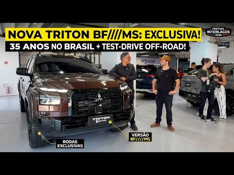 L200 Triton com uma exposição comemorativa aos seus 35 anos no Brasil