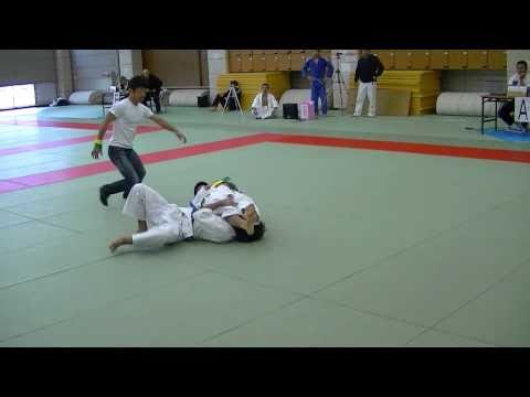 跳びつき腕十字