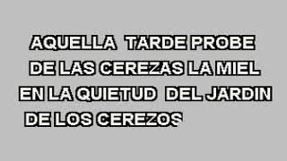 Cerezo rosa KARAOKE CON TRIO