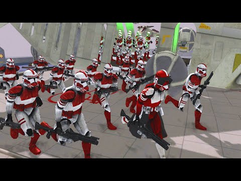 Captain Fox's SIEGE of MANDALORE! - Men of War: Star Wars Mod Battle Simulator