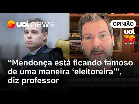 Mendonça está ficando ‘famoso de uma maneira eleitoreira’, analisa o professor Beto Vasques