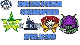 preview picture of video 'LIVE STREAM | 2015 Season Opening! Crofton Wiffle Ball Association April 18 2015'