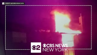 Fire tears through South Brunswick apartment complex