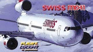 TFDi Design MD-11 | Swiss | HB-IWB video