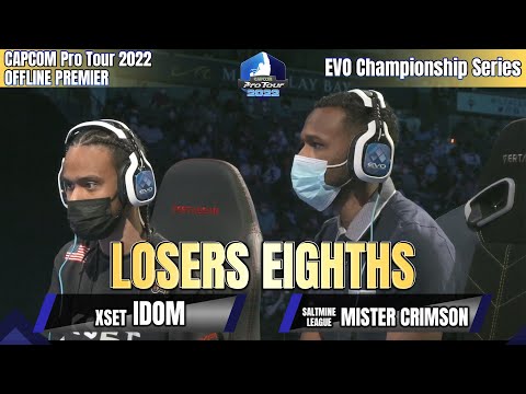 【EVO2022】SALTMINE LEAGUE | MISTER CRIMSON（ダルシム）vs XSET | IDOM（ララ） - LOSERS EIGHTHS
